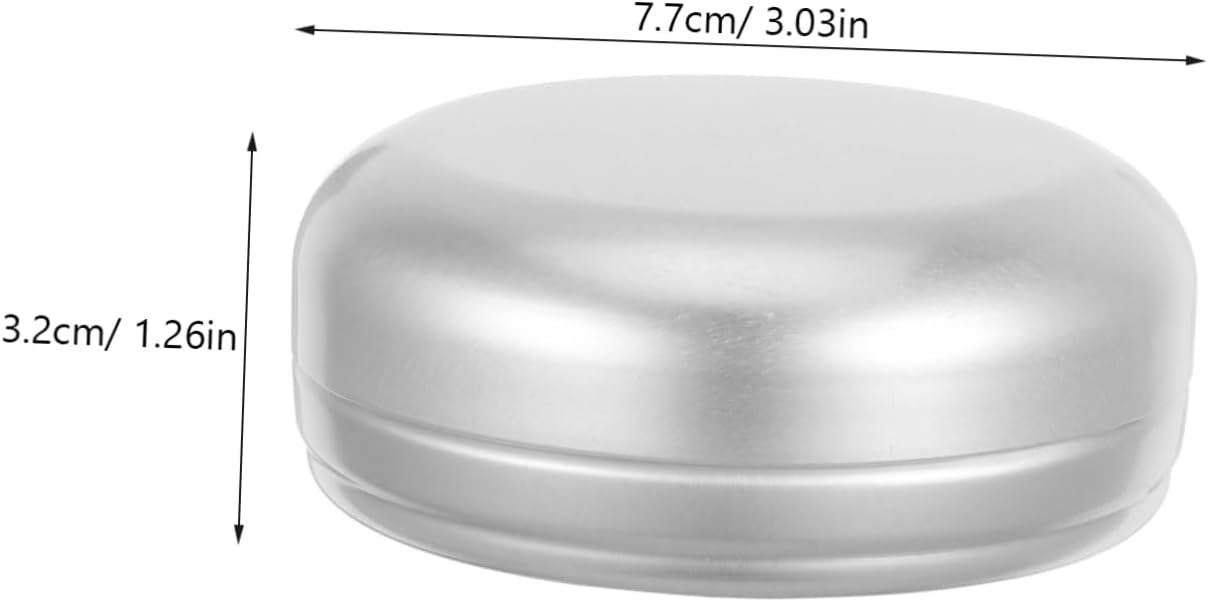 Round Travel Soap Case with Leak-Proof Lid
