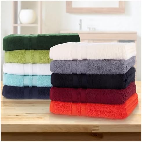 Superior Ultra-Soft 3-Piece Cotton Towel Set - Tangerine