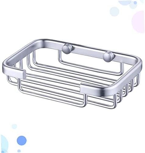 GLEAVI Aluminium Soap Holder Silver Drain Soap Dish