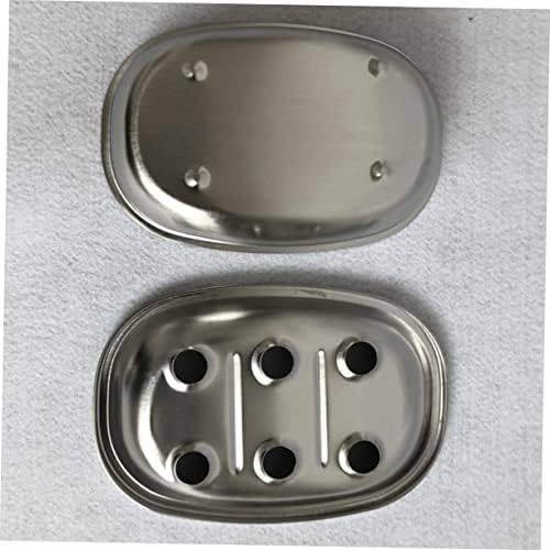 Anneome Stainless Steel Double Layer Soap Dish Holder Drainer