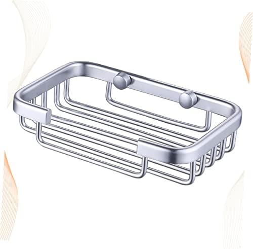 GLEAVI Aluminium Soap Holder Silver Drain Soap Dish