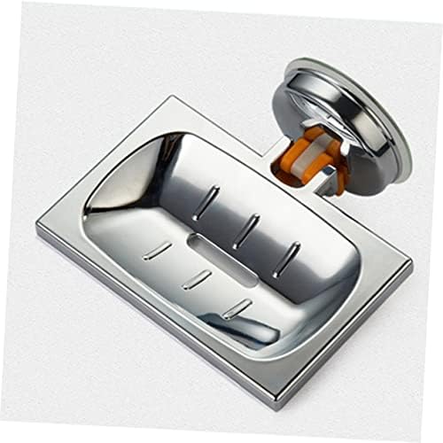 VOSAREA Wall Mounted Soap Holder Elegant Brushed Texture