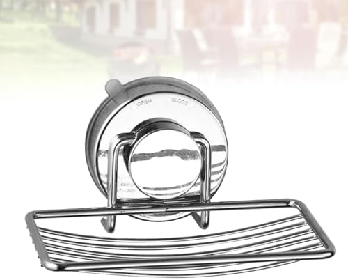 Ciieeo Punch-Free Soap Dish Holder with Suction Cup