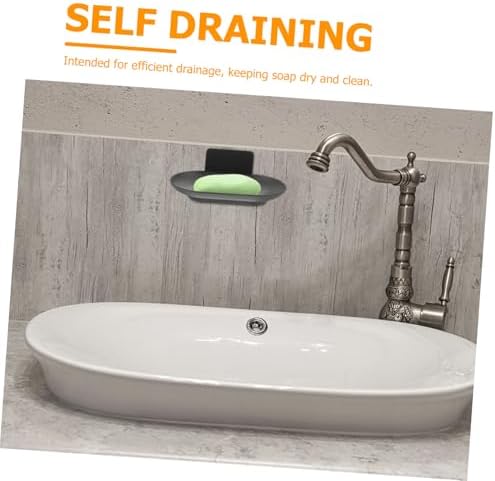 Hemoton Wall Mounted Soap Dish with Efficient Drainage