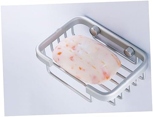 Hoement Wall Mount Soap Holder Modern Aluminum Design