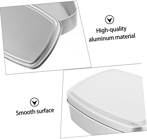 ERINGOGO 4pcs Aluminum Soap Boxes with Removable Lid 1