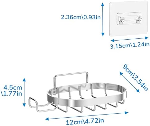 MASADI 304 Stainless Steel Wall Mounted Soap Dish Holder