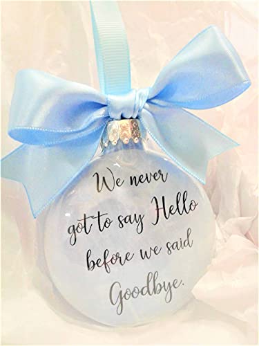 Pregnancy Loss Memorial Ornament for Baby Boy 1