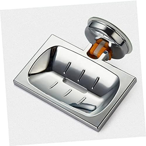 Mobestech Suction Cup Soap Holder with Hollow Carved Design