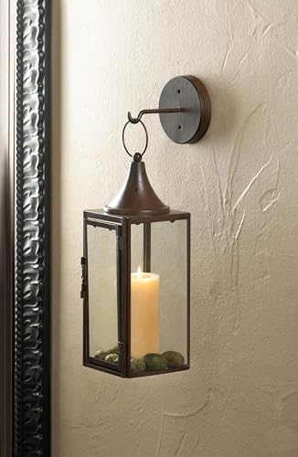 Accent Plus Decorative Candle Lantern with Hanging Accessory
