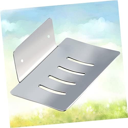 HOOTNEE Wall Mount Soap Holder Stainless Steel Draining Dish