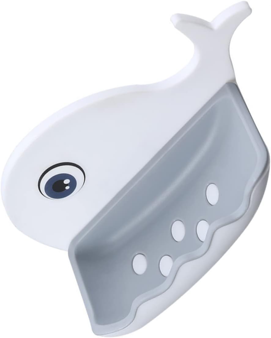 ABOOFAN Whale Shaped Wall Mounted Soap Holder