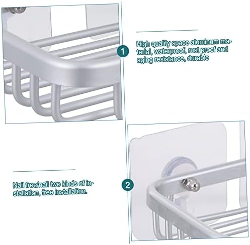 PAMINGONO Wall Mounted Soap Dish with Drainage 1
