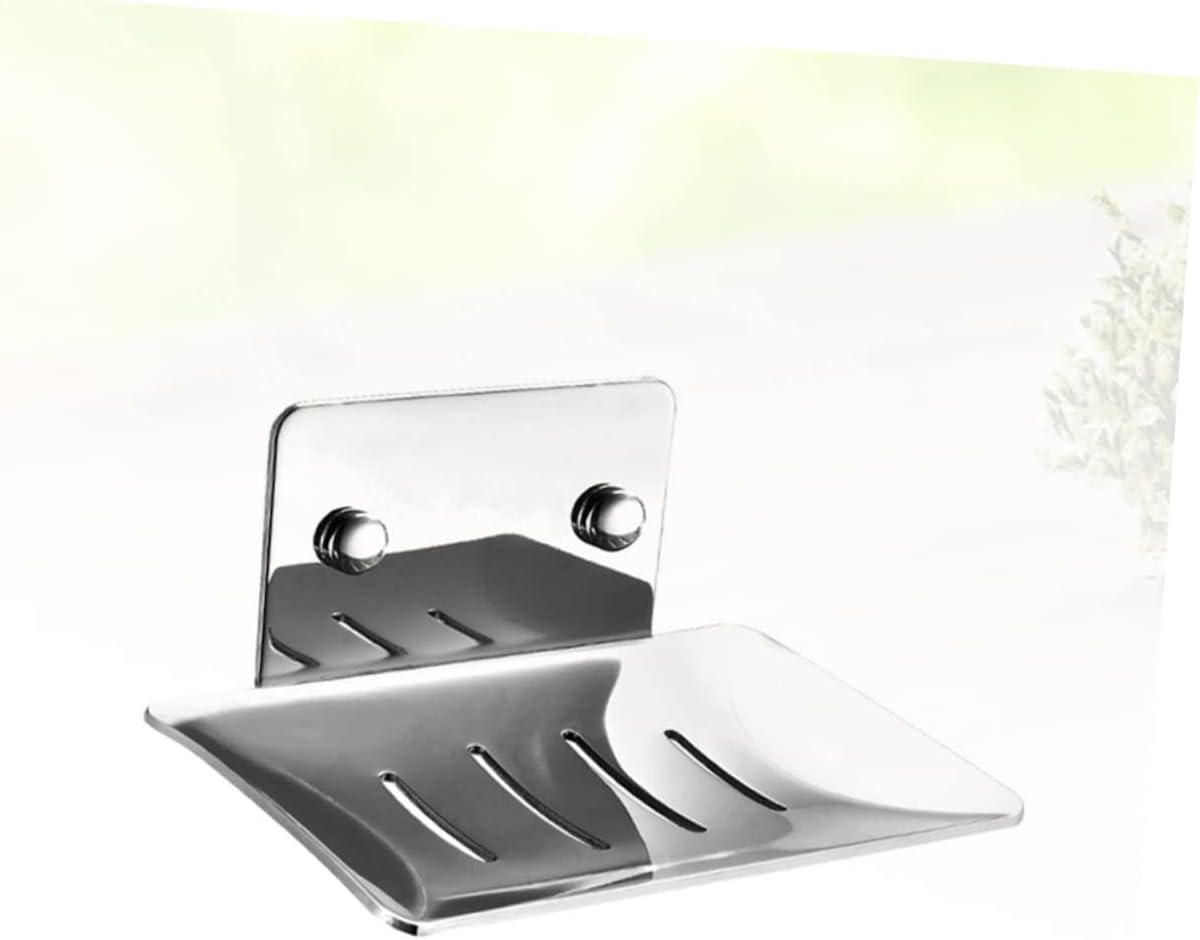 HOLIDYOYO Modern Design Stainless Steel Soap Dish Holder