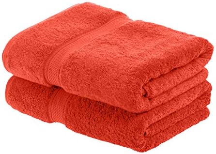 SUPERIOR Plush Absorbent Towel Set - 2 Piece Egyptian Cotton 30 x 55