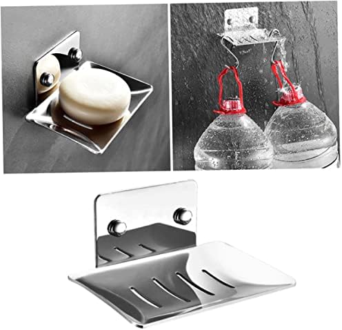 Stainless Steel Soap Basket Wall Mount Leakproof Holder