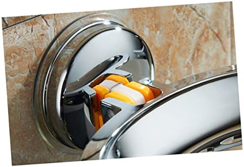 Mobestech Suction Cup Soap Holder with Hollow Carved Design