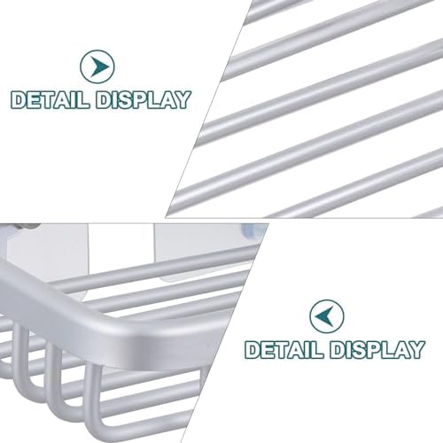 Kichvoe 1Set Single Soap Dish Holder for Bathroom Kitchen