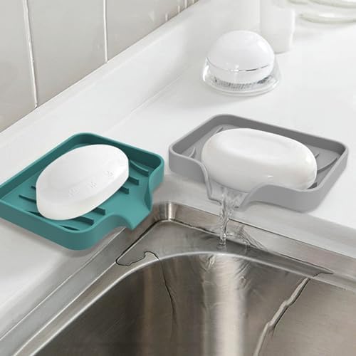 Shurhome Silicone Self Draining Soap Box