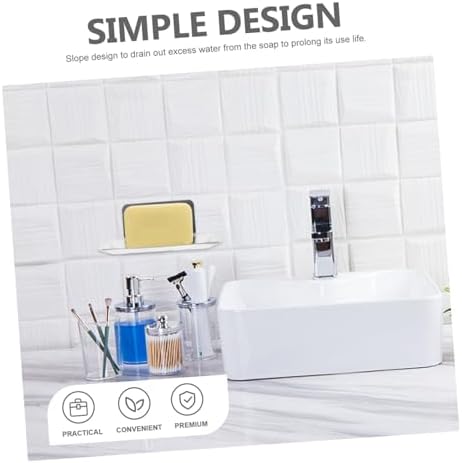 Stainless Steel Wall Mount Soap Dish for Bar Soap No Drilling Required