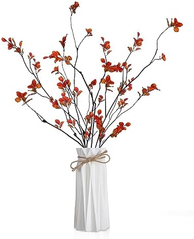 Riceshoot 6 Pcs Artificial Autumn Leaves Branches
