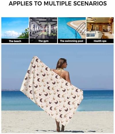 Chees D Zone Farm Chicken Bath Towel Set