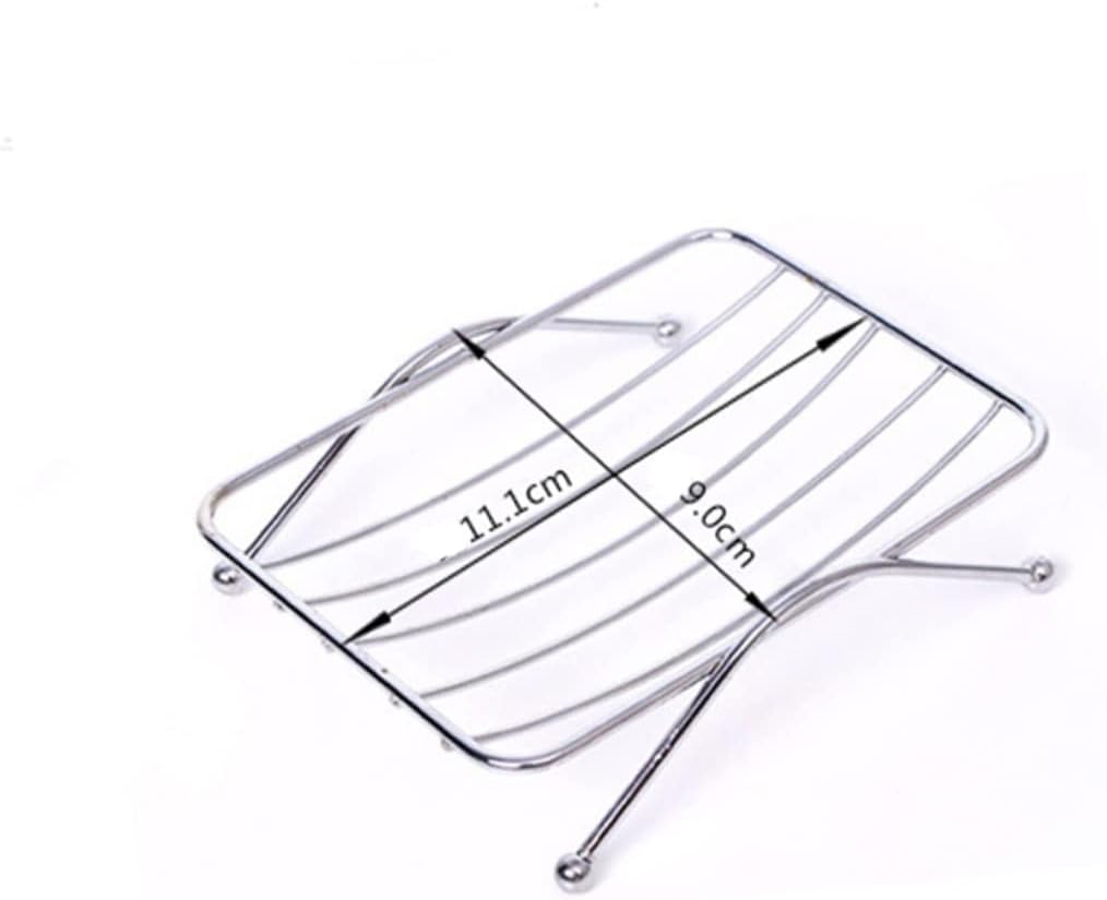 Modern Stainless Steel Wall Mount Soap Holder with Tray