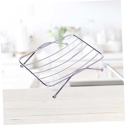 ABOOFAN Stainless Steel Square Soap Holder Wall Mount