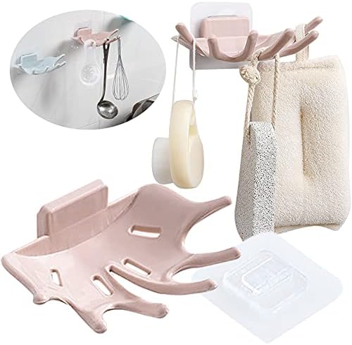 Bilikeyu Soap Drainer Holder Pink One Size 1