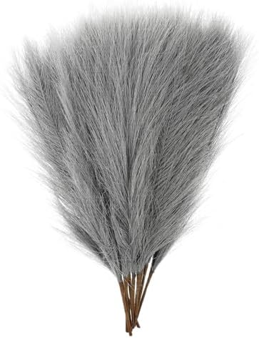 PRETYZOOM 10PCS Artificial Pampasgrass for Vase and Decor