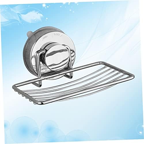 Anneome Suction Cup Soap Dish Holder Stainless Steel Easy Install No Drill