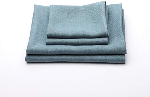LinenMe 0870001 Towel Set 2 Big Towels and 2 Hand Towels Stone Blue