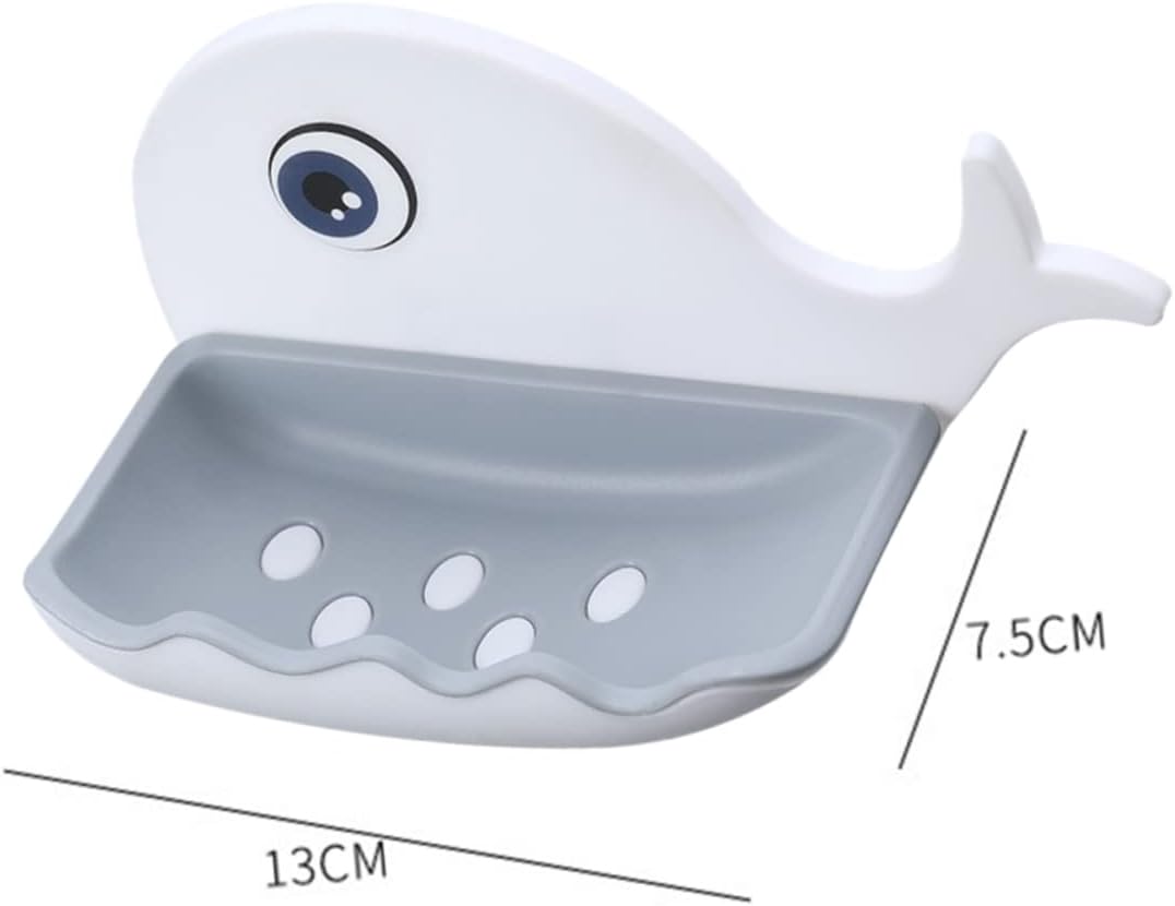 Whale Shaped Wall Mounted Soap Holder
