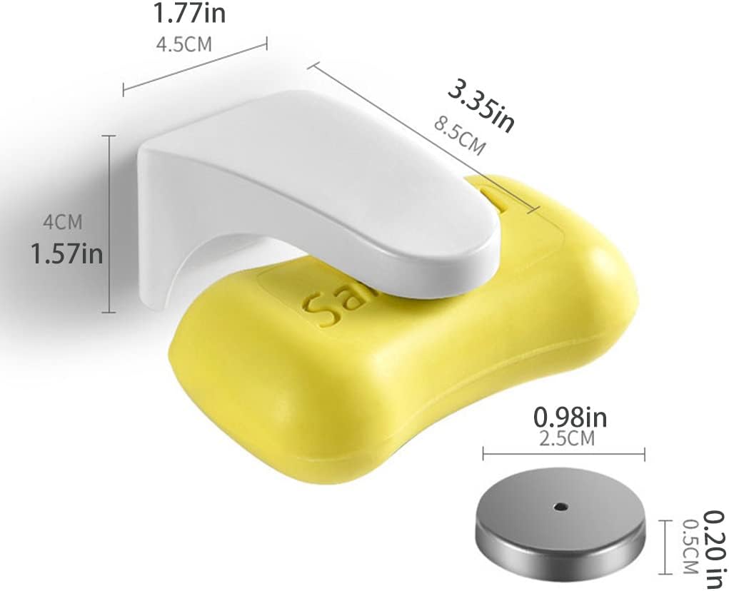 HYROOY Wall Mounted Soap Holder with Magnet 1
