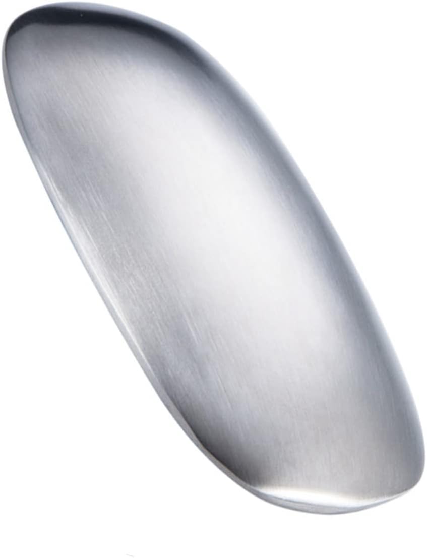 KONTONTY Hand Remover Stainless Steel Soap Bar for Garlic Onions Fish