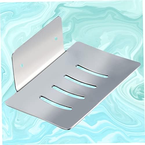 HOOTNEE Wall Mount Soap Holder Stainless Steel Draining Dish