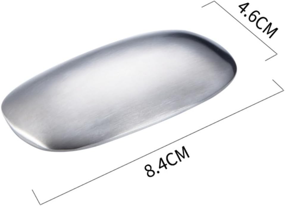 Stainless Steel Odor Absorber Soap Bar with Holder