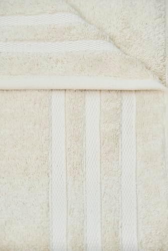 Luxury Bath Towel Set 2 Pieces 30x58 Inches Organic Turkish Cotton