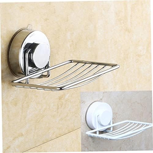 LIFKICH Silver Soap Holder with Hollow Bottom