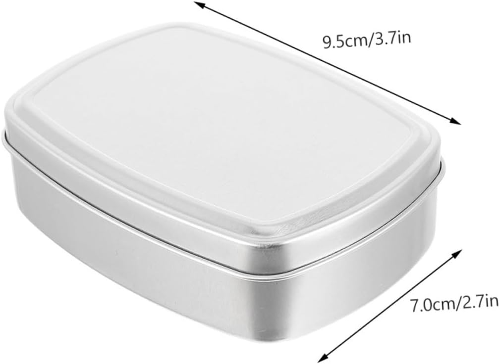 STOBAZA 2Pcs Leak-Proof Soap Holders with Lid