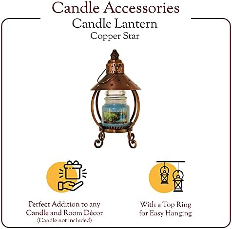 A Cheerful Giver Metal Candle Lantern - 135 Tall Copper Star