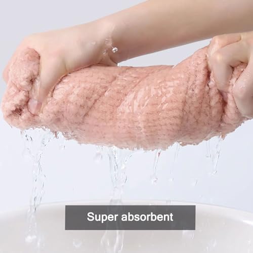 Wuwahold 2 Pack LightPink Bath Towels