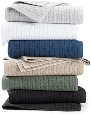 DKNY Quick Dry Cotton Towel Set - 2 Bath 2 Hand 2 Washcloths Moss
