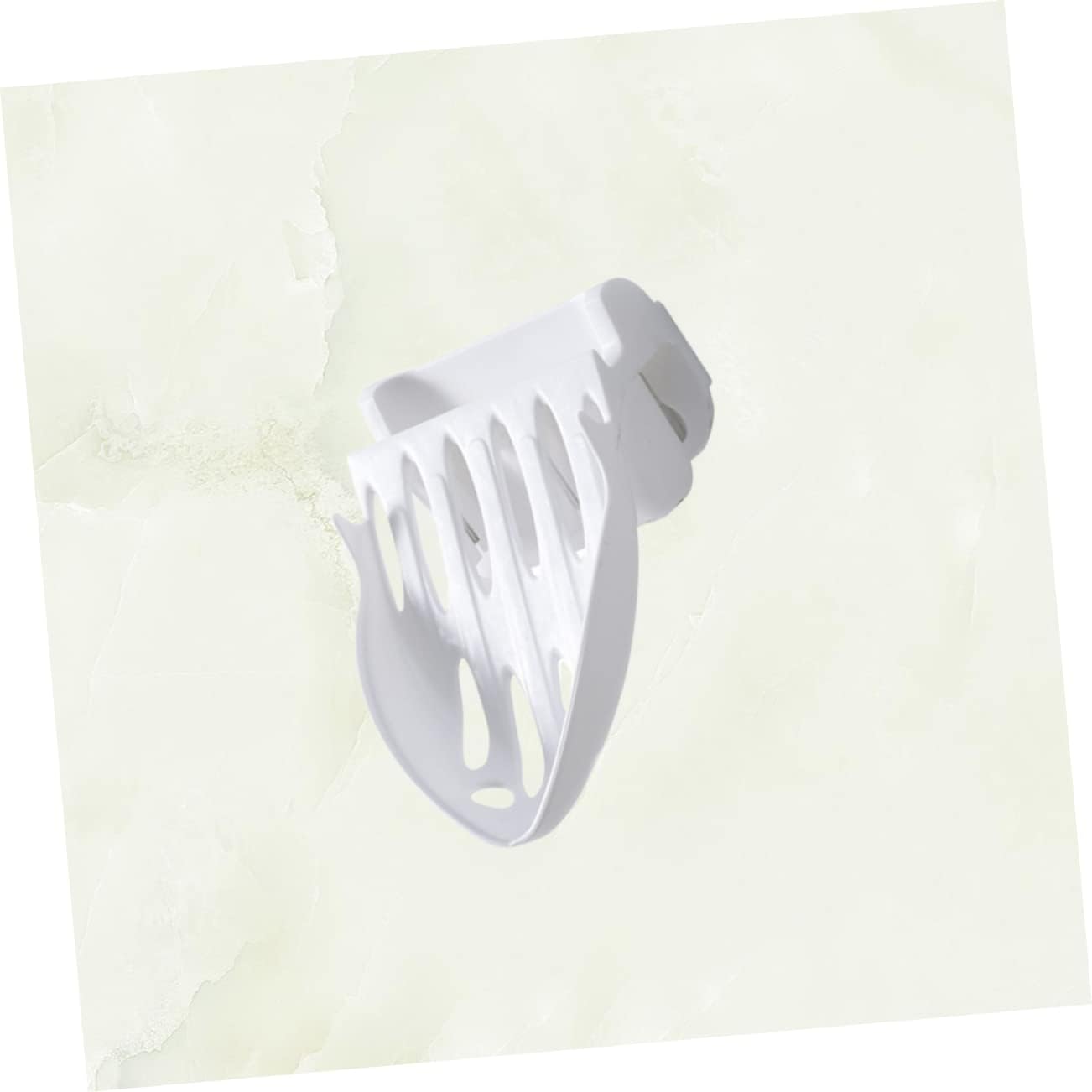 FELTECHELECTR Wall-Mounted Soap Dish Holder White for Tiles Walls Glass