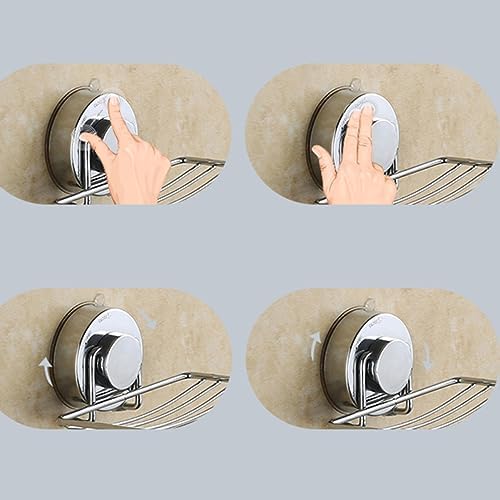 Ciieeo Punch-Free Soap Dish Holder with Suction Cup