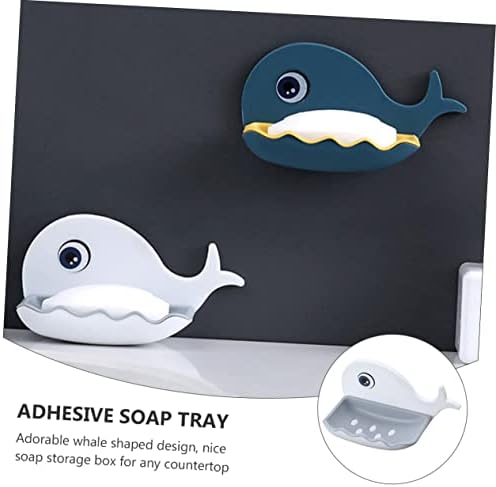 Homoyoyo Whale Design Wall Soap Holder