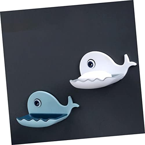 SWOOMEY Whale Shaped Soap Holder Wall Mounted Adhesive