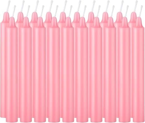 YOROXRG Set of 40 Pink Spell Chime Candles