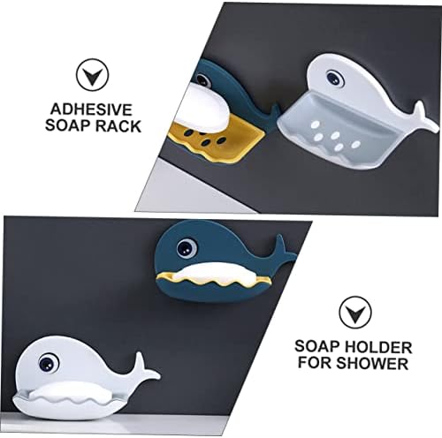 Homoyoyo Whale Design Wall Soap Holder