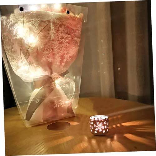 Iron Christmas Candleholder Snowflake Home Decor